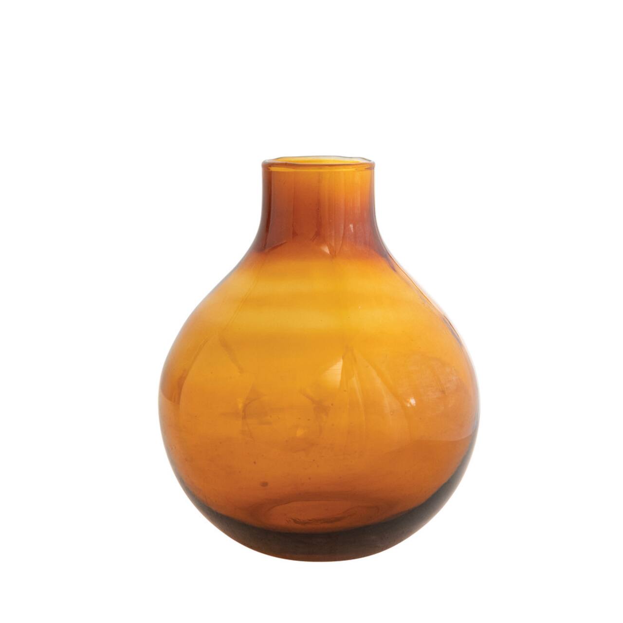 Hello Honey® Bloomingville 7.5" Amber Minimalist Glass Vase